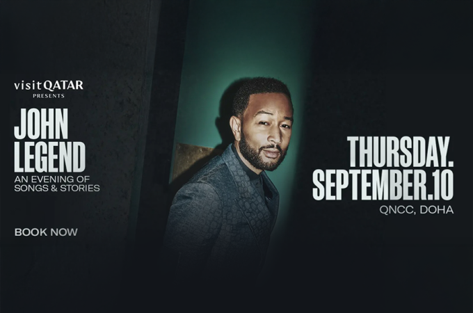 An evening with John Legend in Qatar